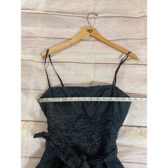 BCBGMaxazria Women's 100% Silk Sleeveless Bubble Dress - 6 - Picture 7 of 13